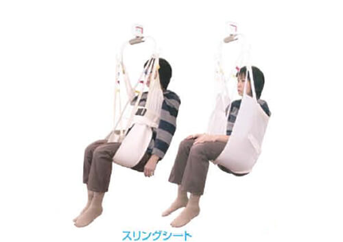 移動用リフトの吊り具の部分の写真
